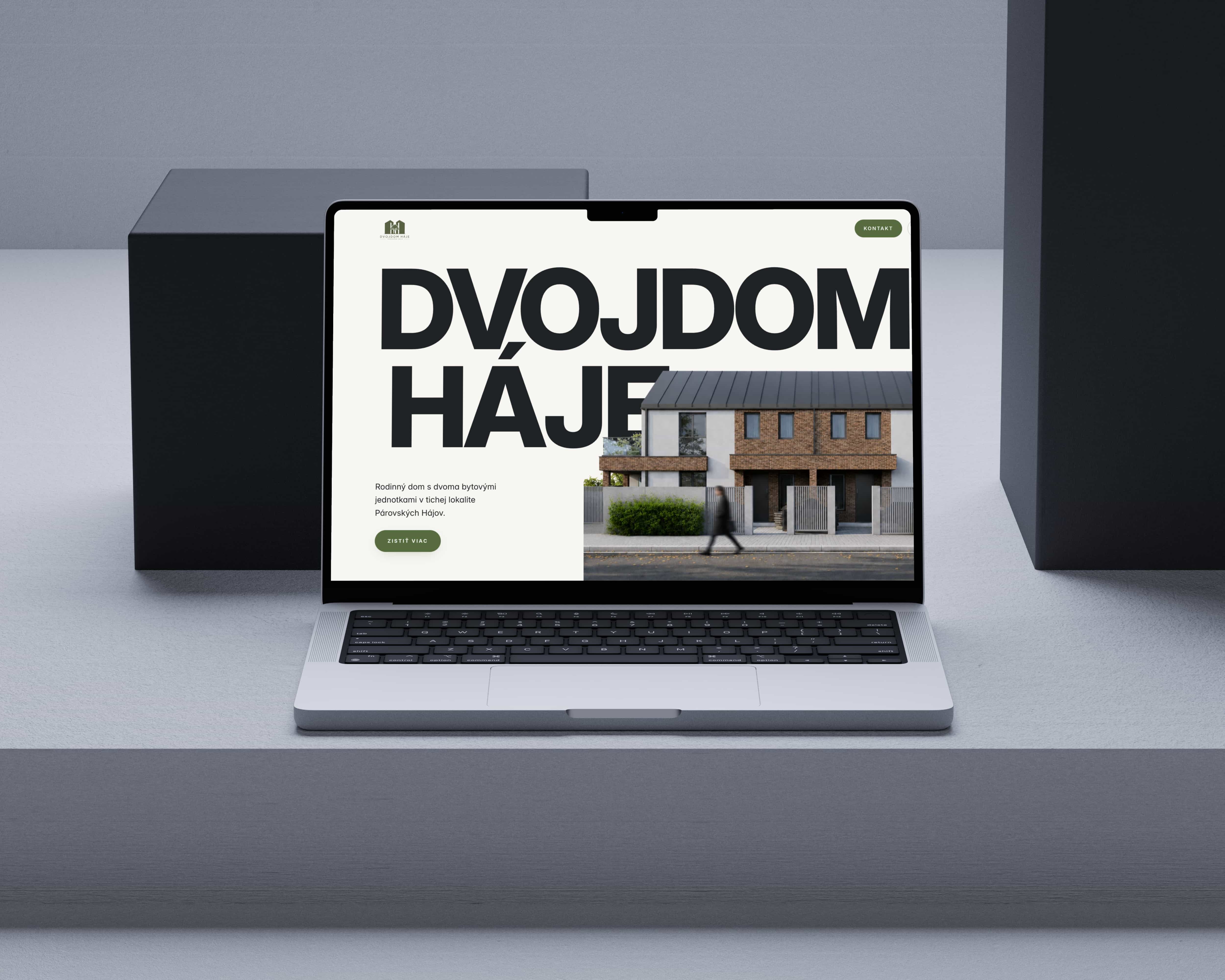 Web pre rezidenčný projekt dvojdomu